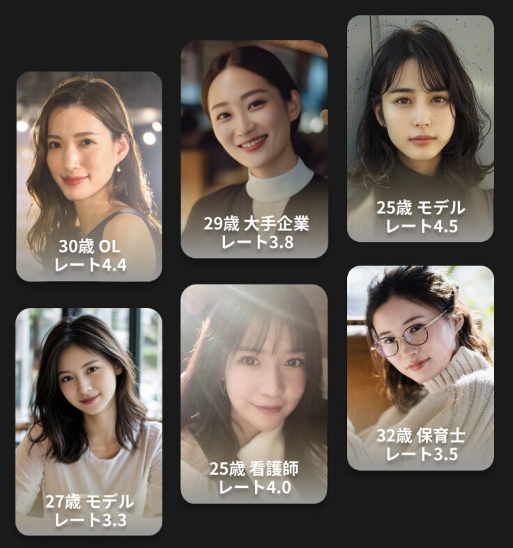 女性のレート