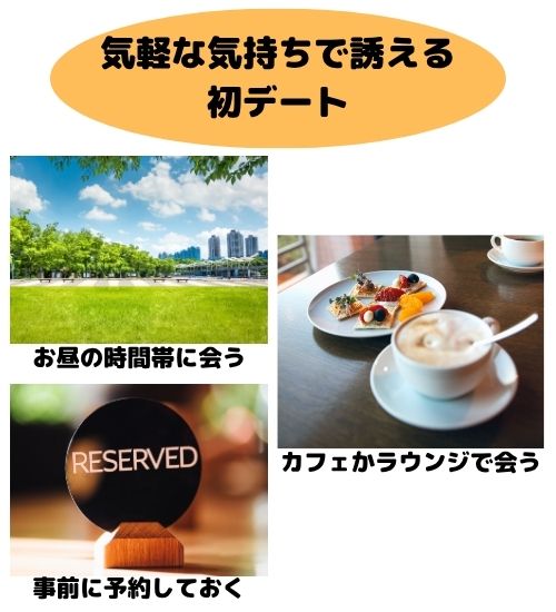 気軽な気持ちで誘える初デート