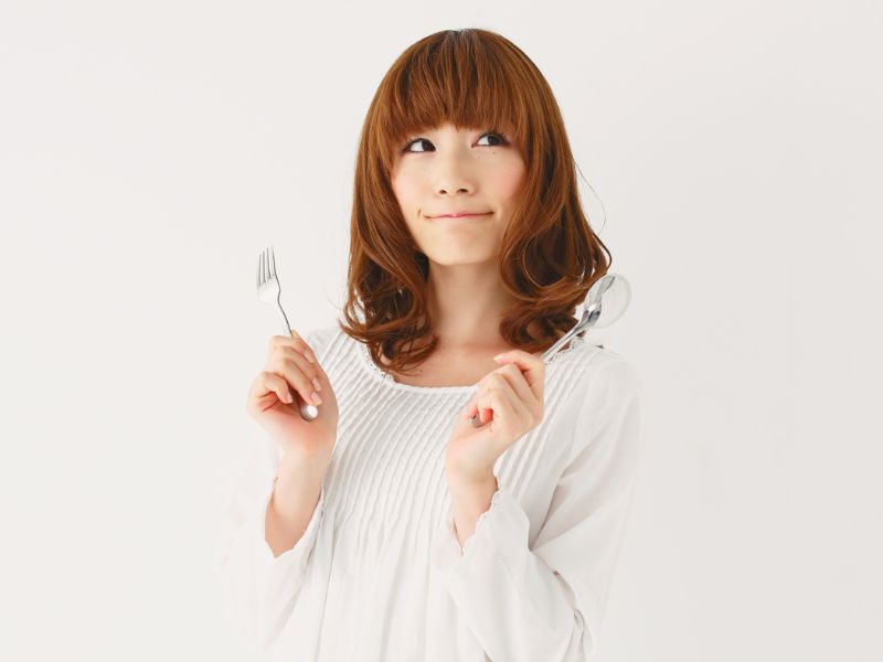 ご飯目的の女性