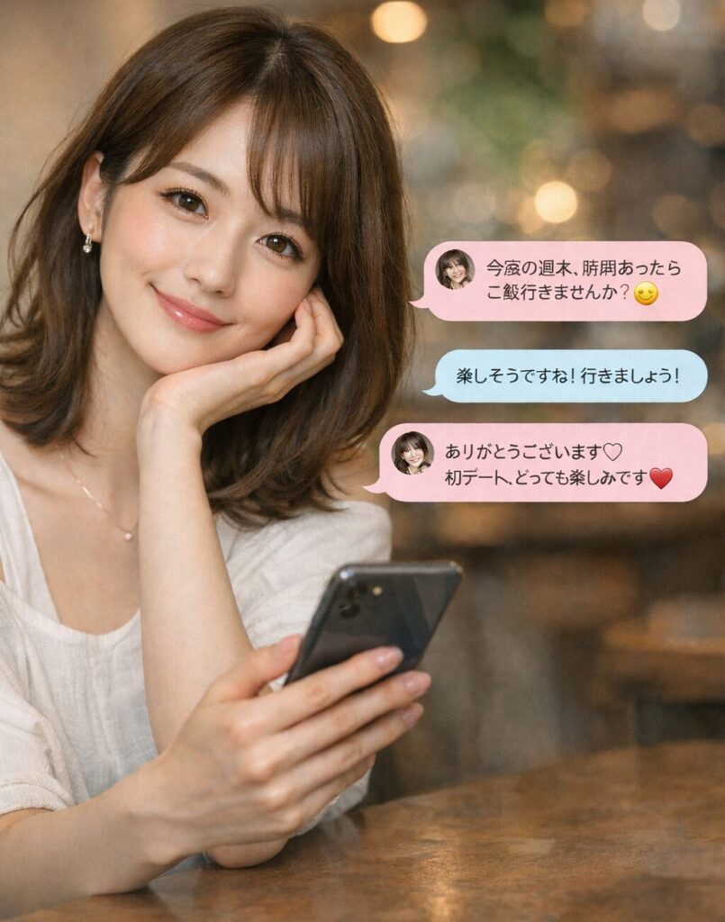 女性からのデートの誘い