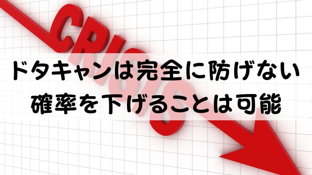 ドタキャンは完全に防げない 確率を下げることは可能