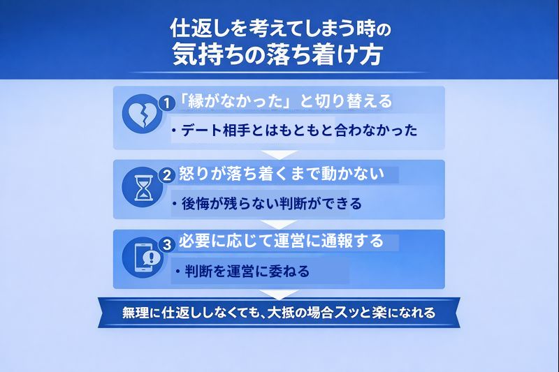 仕返しを考えてしまう時の気持ちの落ち着け方