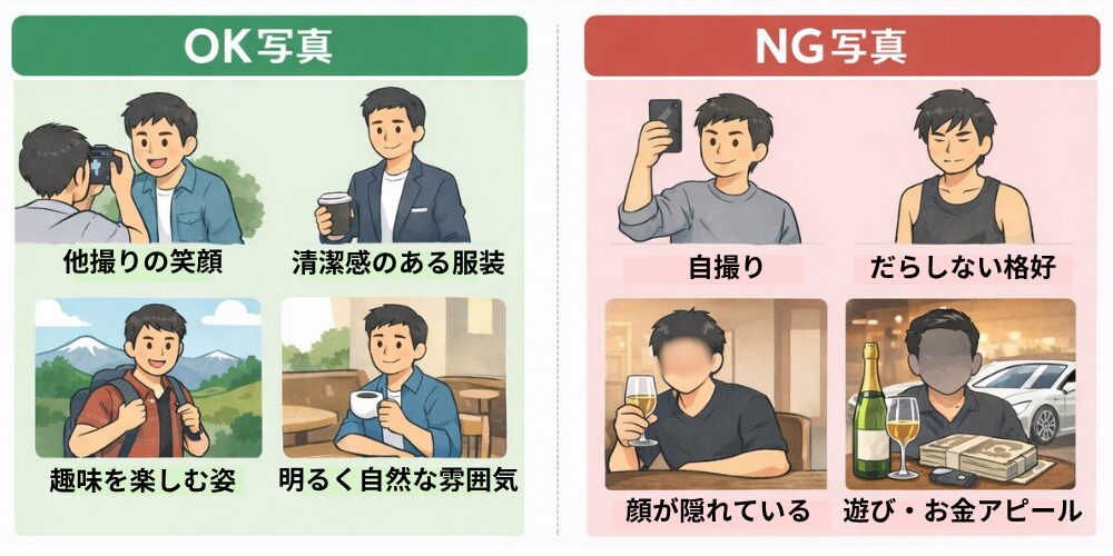 OK写真とNG写真の違い