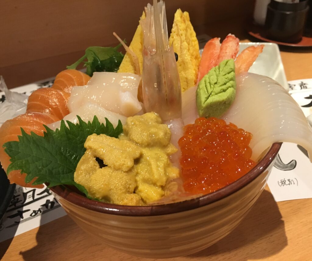北海道の海鮮丼