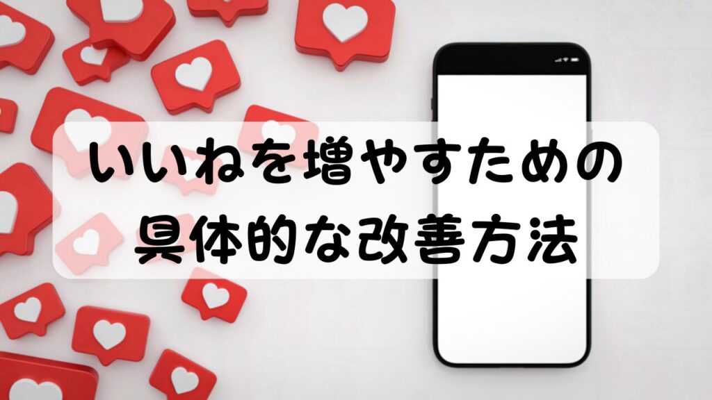 いいねを増やすための具体的な改善方法