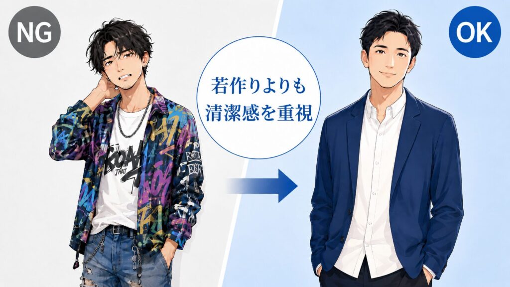 若作りよりも清潔感を重視